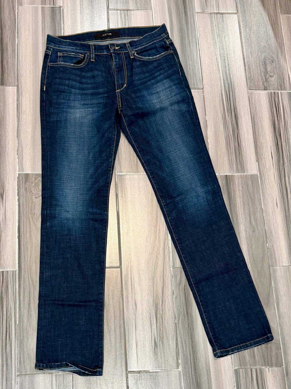 Joe's Jeans Slim Straight Dark Wash Blue The Brixton Vintage Jeans